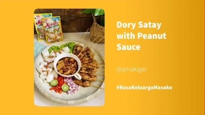 Dory Satay With Peanut Sauce